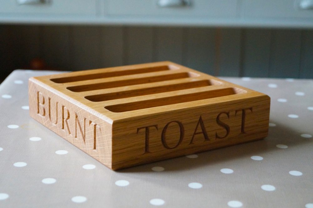 Personalised Oak Toast Rack 