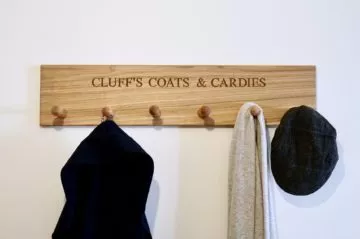 Personalised Wooden Coat Hooks
