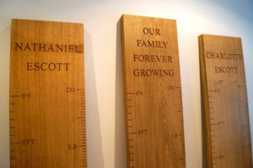 Personalised Wooden Height Charts