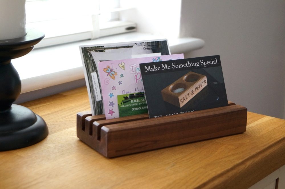 Wooden Post Organiser | MakeMeSomethingSpecial.com
