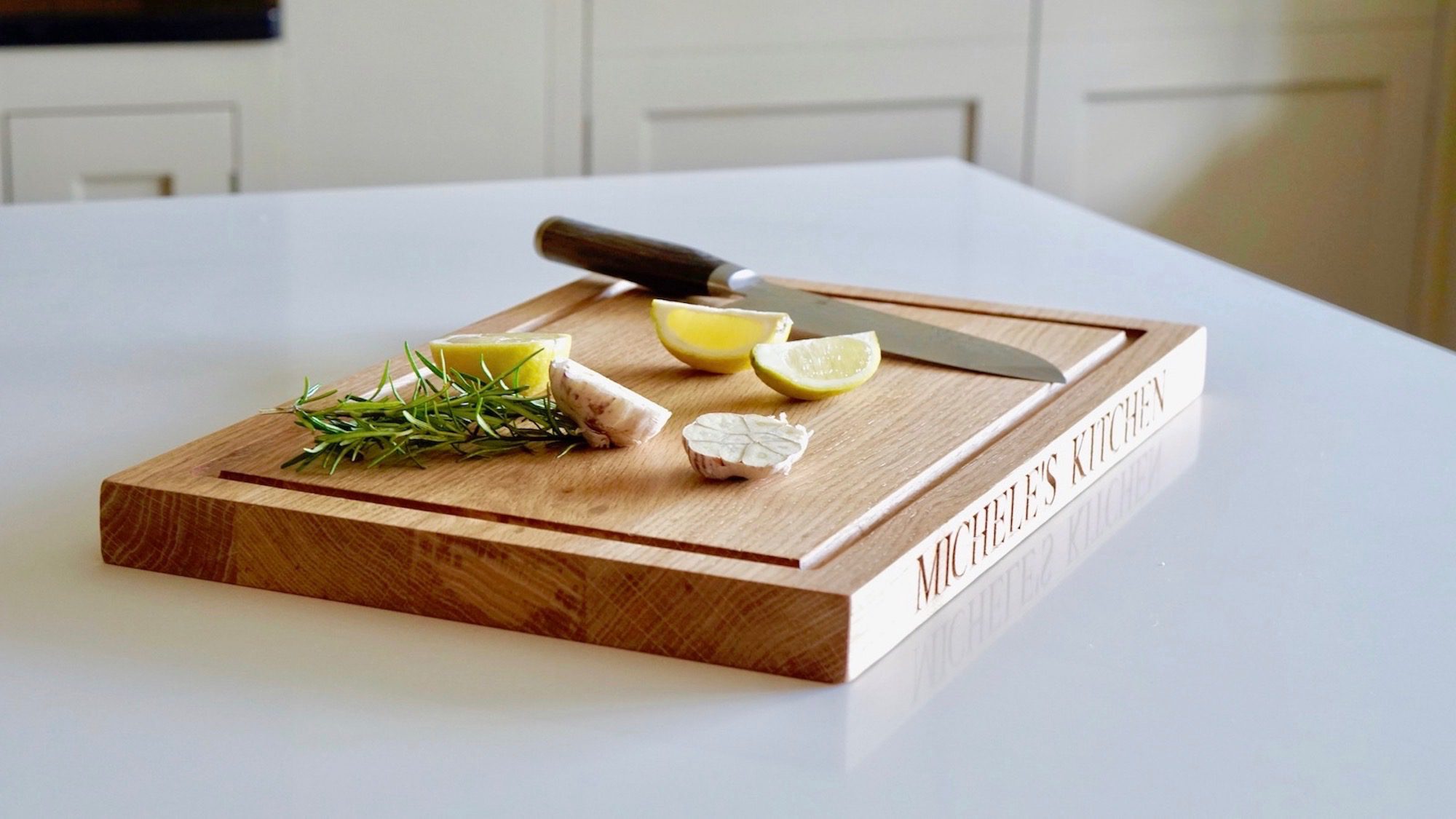 Solid Oak Chopping Boards with Personalised Engraving • Celtic Timber