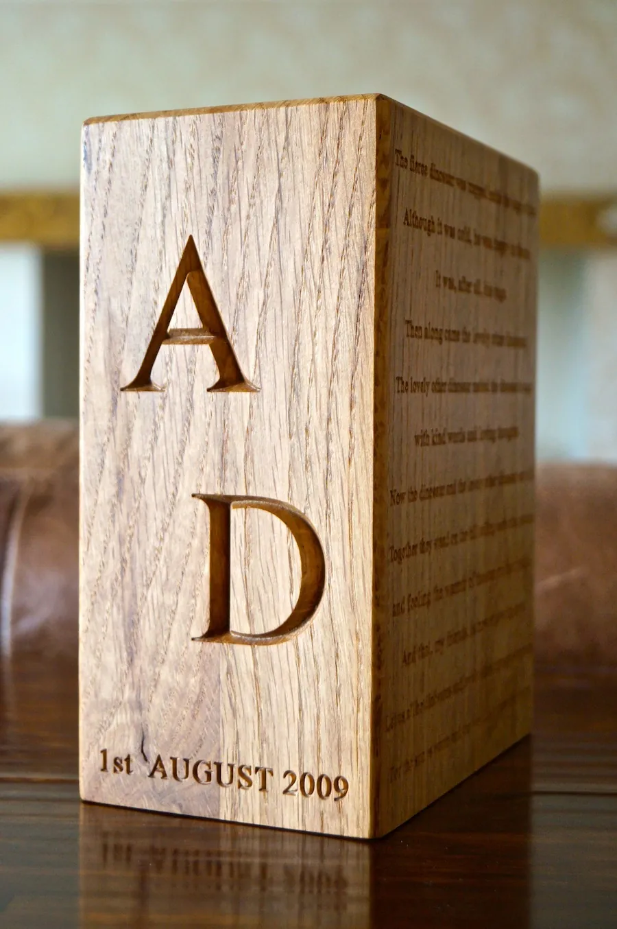 Personalised Wooden Bookends MakeMeSomethingSpecial
