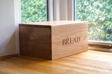 Wooden Bread Bins
