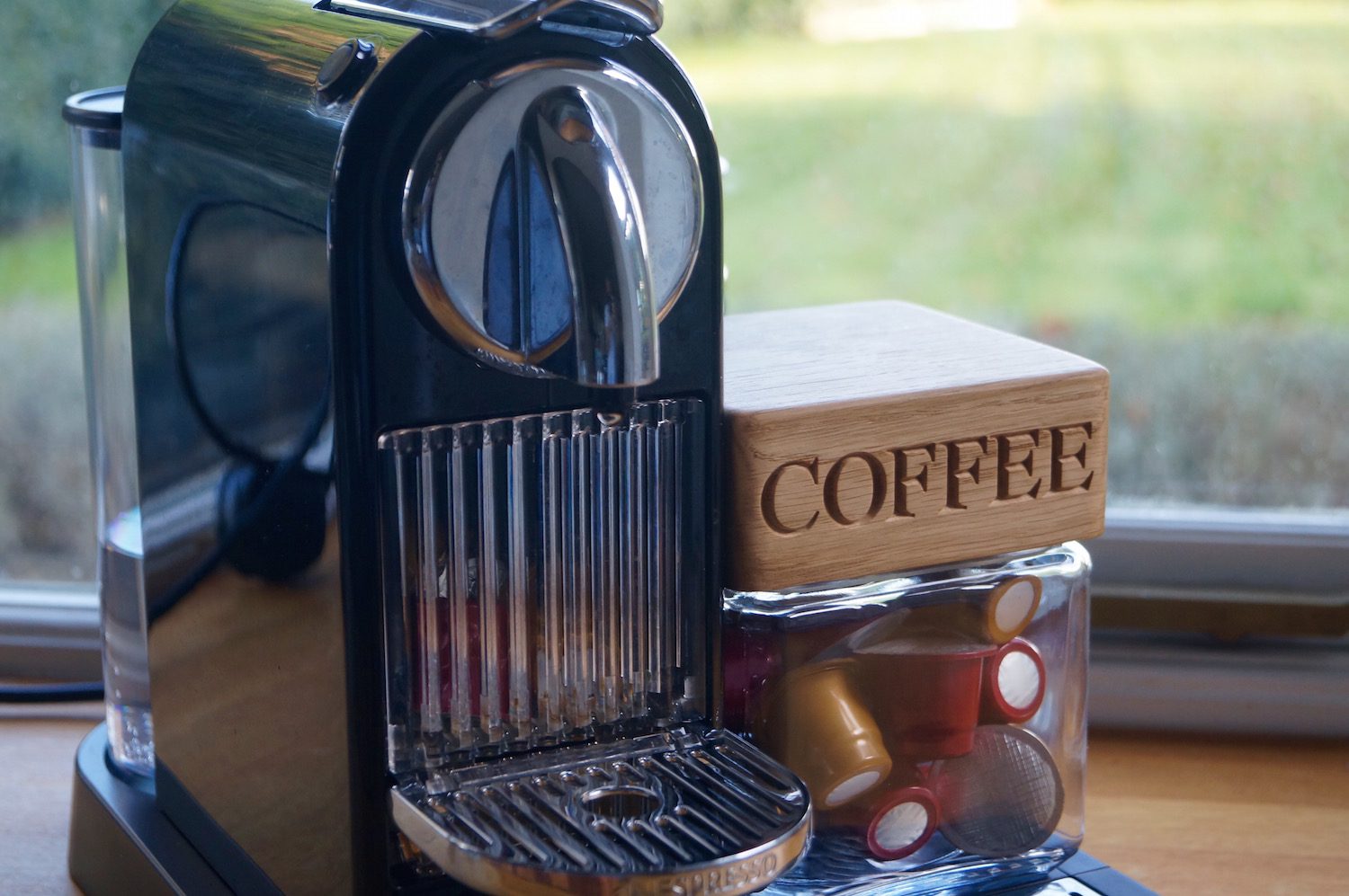 personalised-coffee-pod-storage-jar-makemesomethingspecial.com