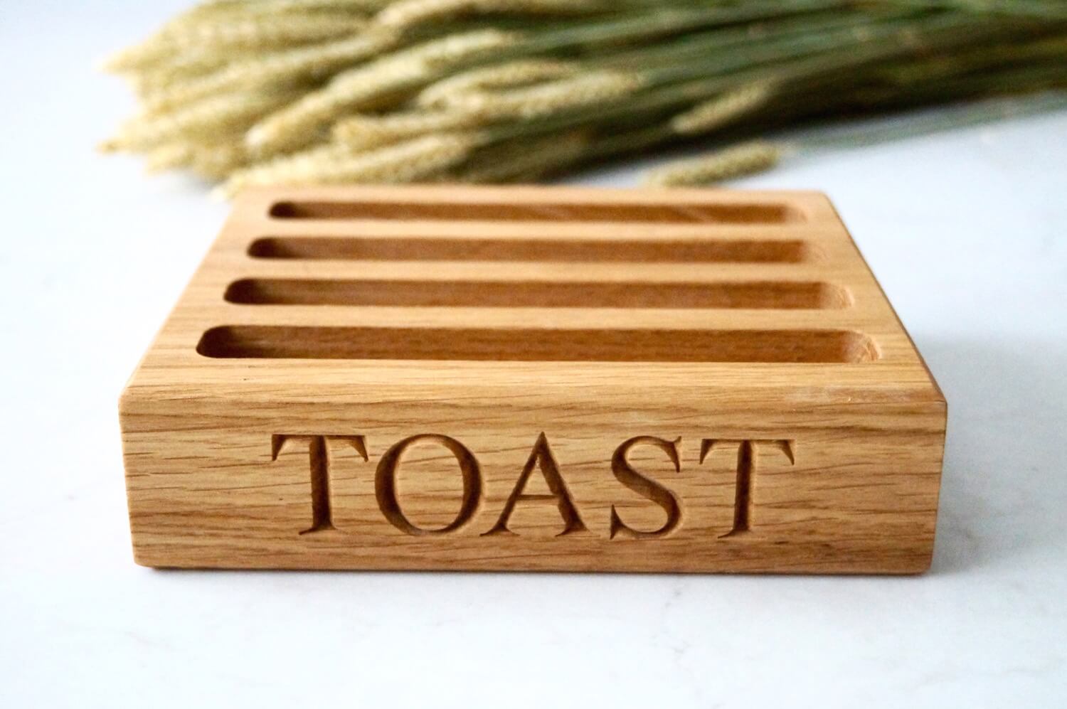 Personalised Wooden Toast Rack by mmssdev.wpengine.com