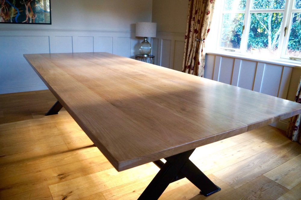 bespoke oak dining tables