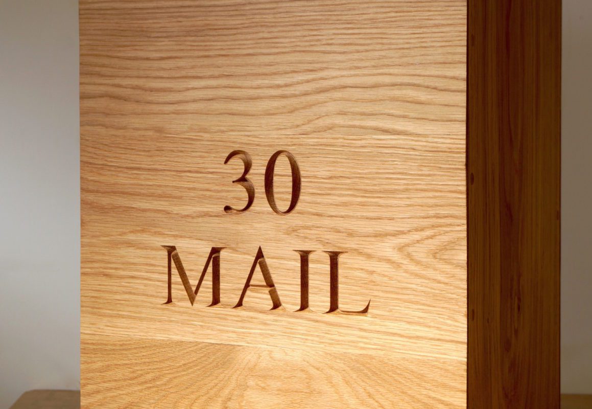 Personalised Wooden Post Box With Lock | MakeMeSomethingSpecial